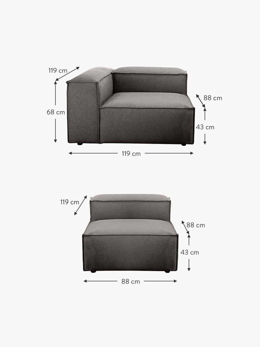 Lego Dörtlü Koltuk Antrasit