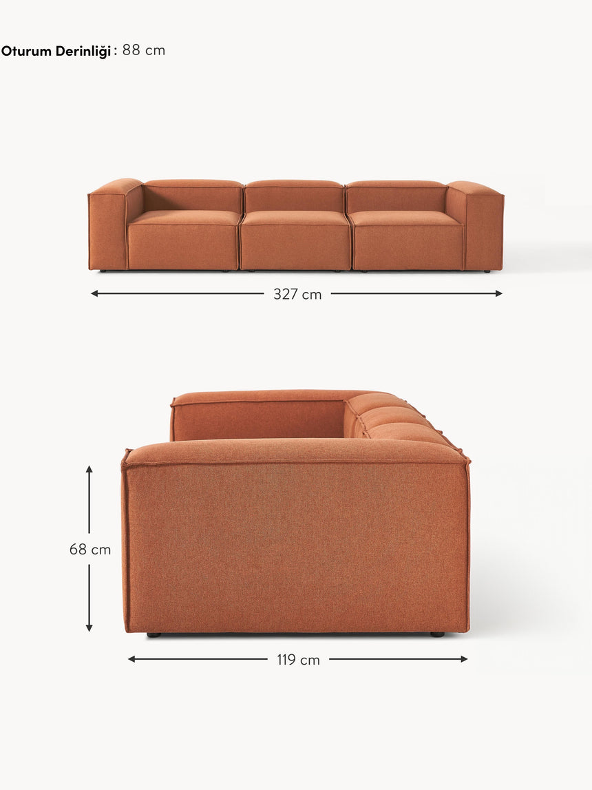 Lego Dörtlü Koltuk Kiremit