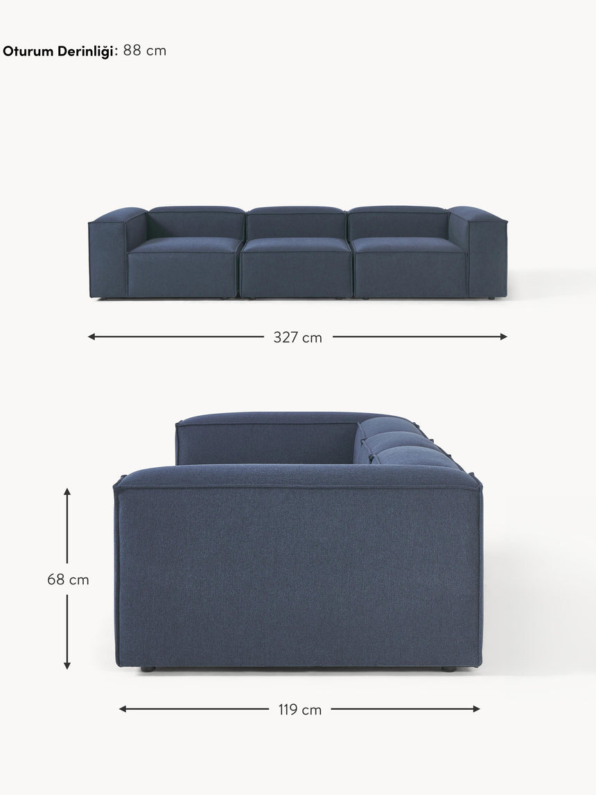 Lego Dörtlü Koltuk Koyu Mavi