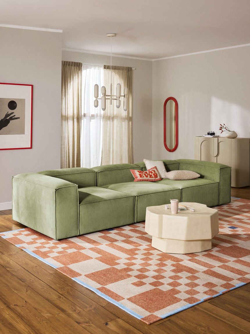 Lego Dörtlü Koltuk Zeytin Yeşili Fitilli