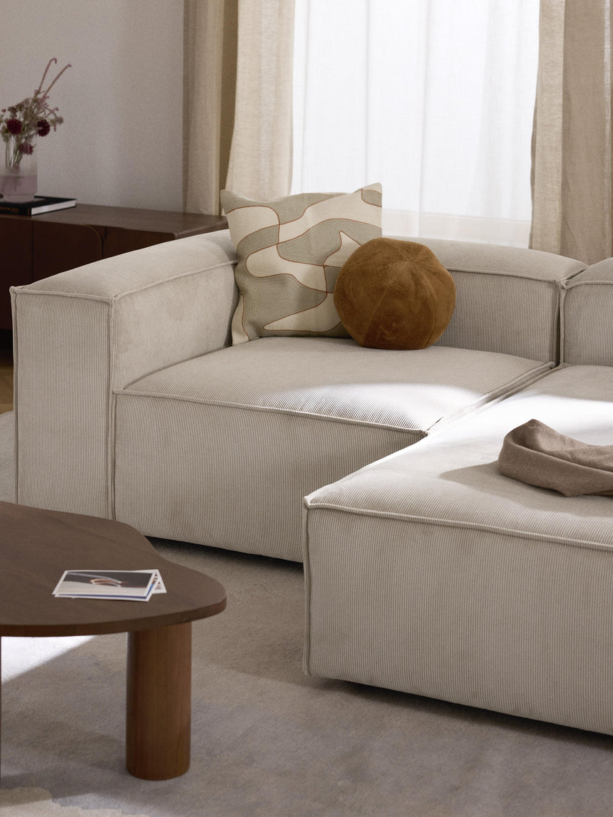 Lego Köşe Koltuk Bej Fitilli