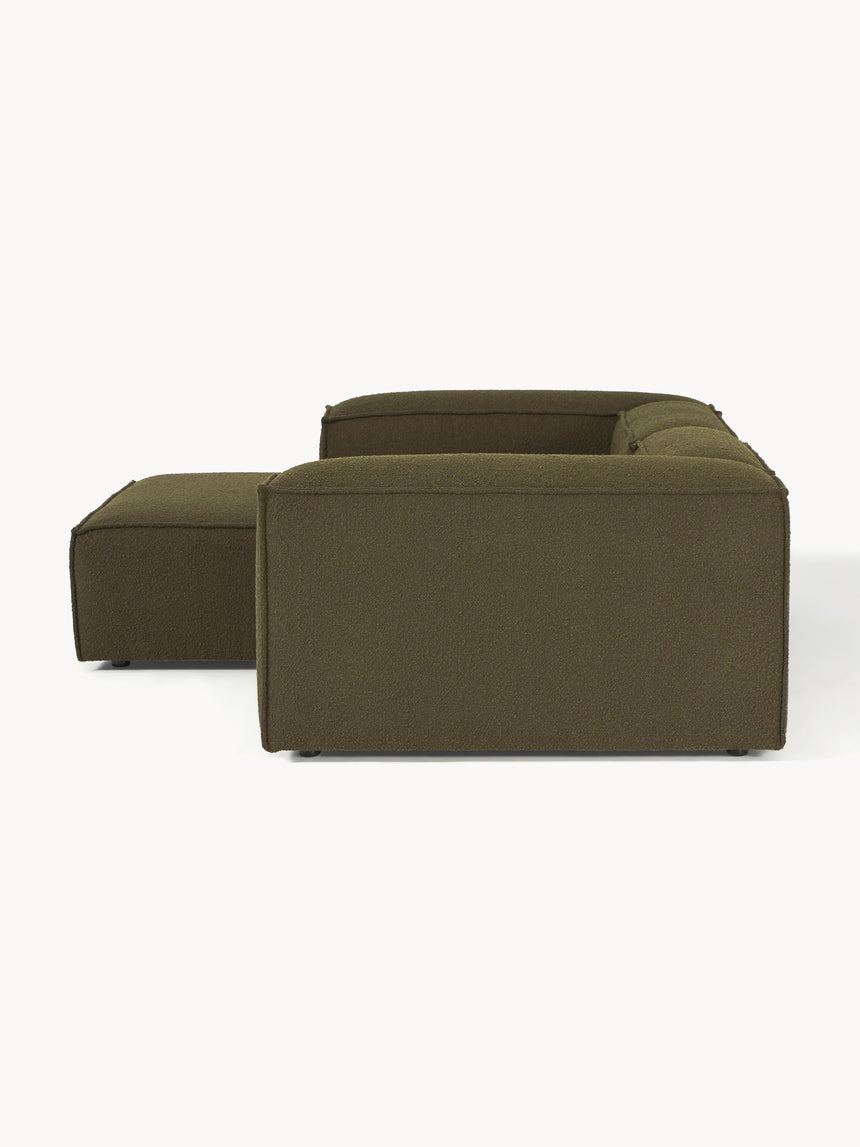 Lego Köşe Koltuk Zeytin Yeşili Bukle