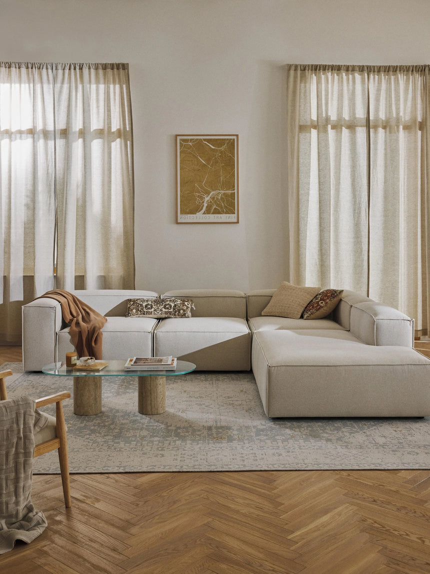 Lego Large Köşe Koltuk Kırık Beyaz