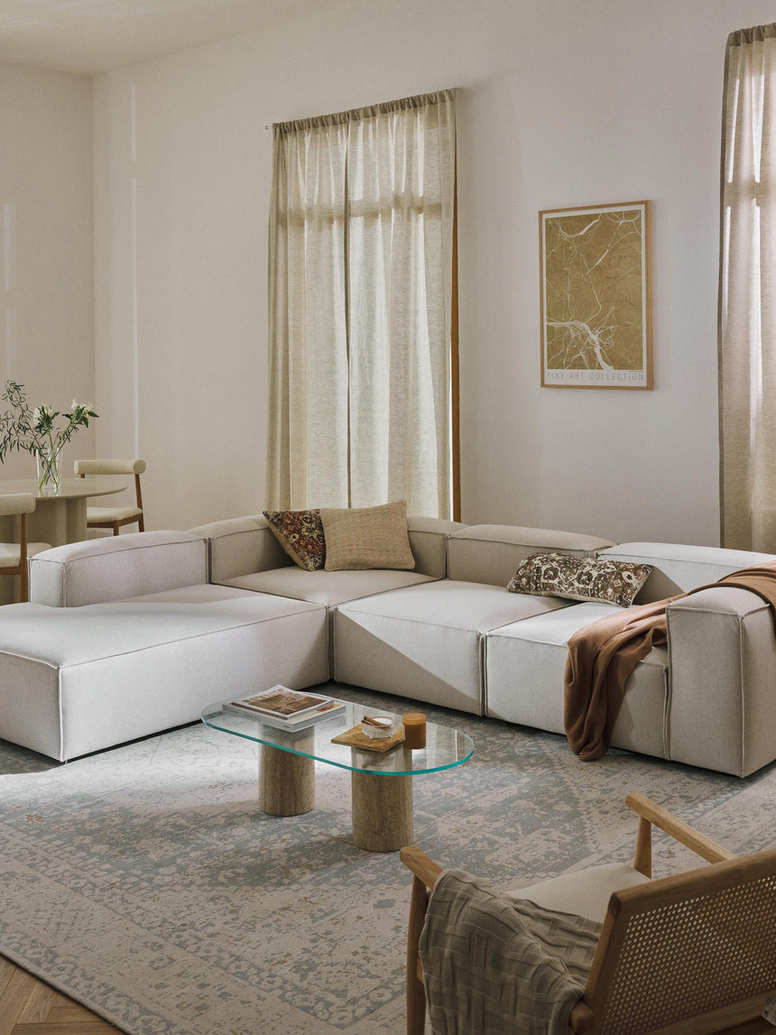 Lego Large Köşe Koltuk Kırık Beyaz