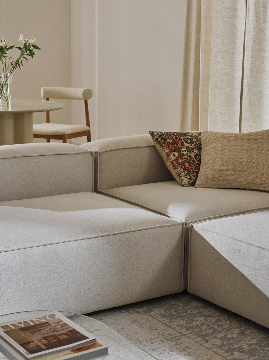 Lego Large Köşe Koltuk Kırık Beyaz