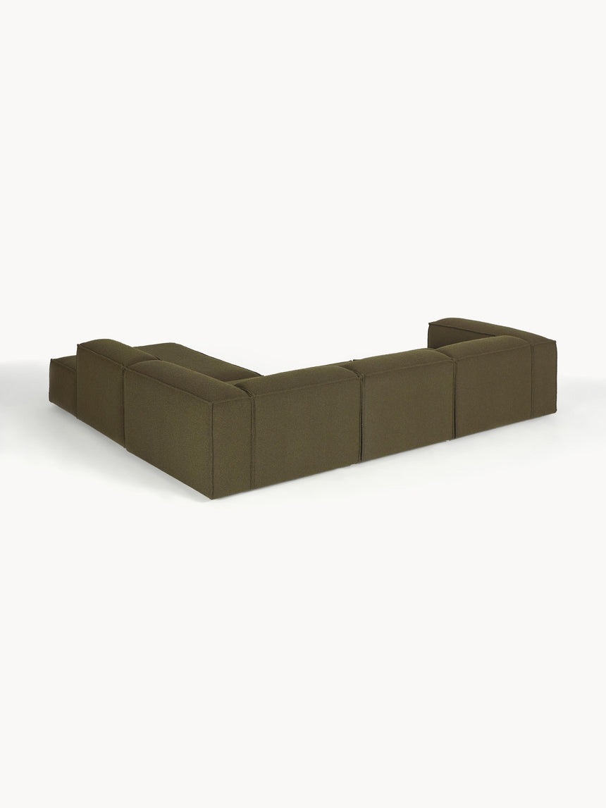 Lego Large Köşe Koltuk Zeytin Yeşili Bukle