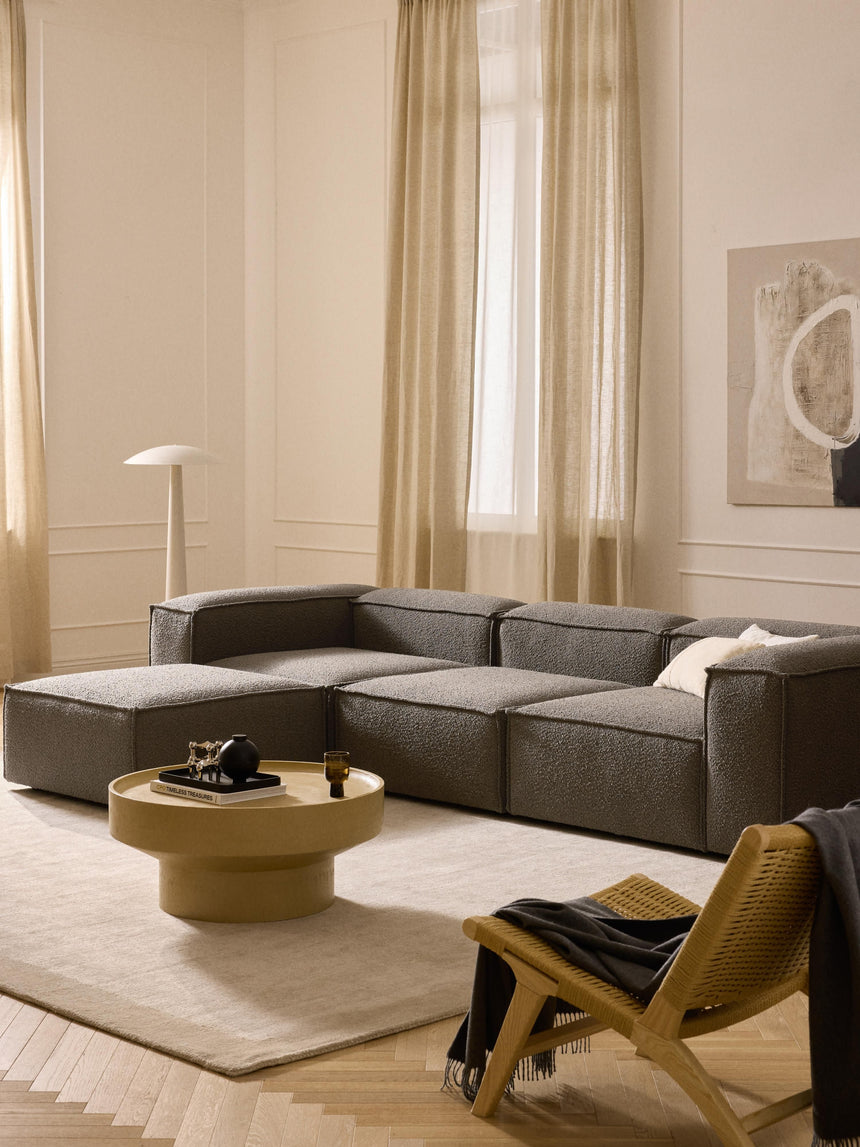 Lego Plus Köşe Koltuk Koyu Gri Bukle