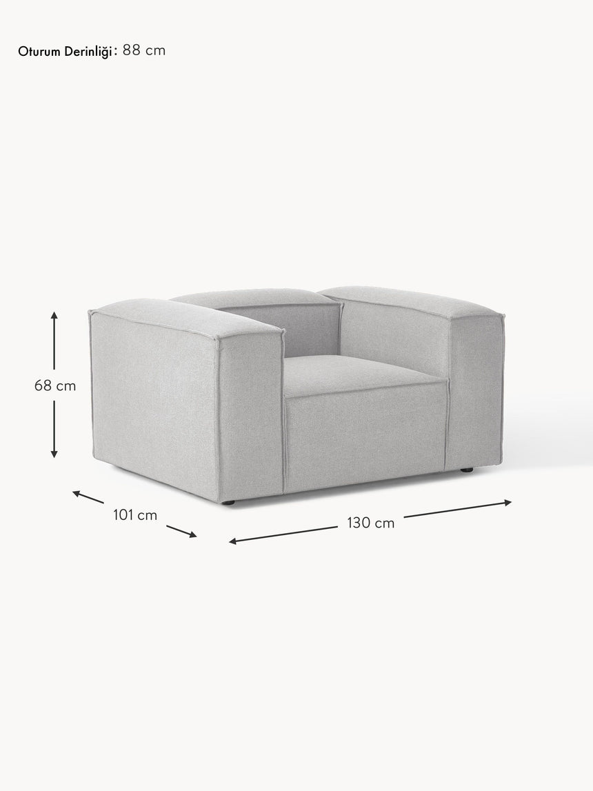 Lego Tekli Koltuk Açık Gri