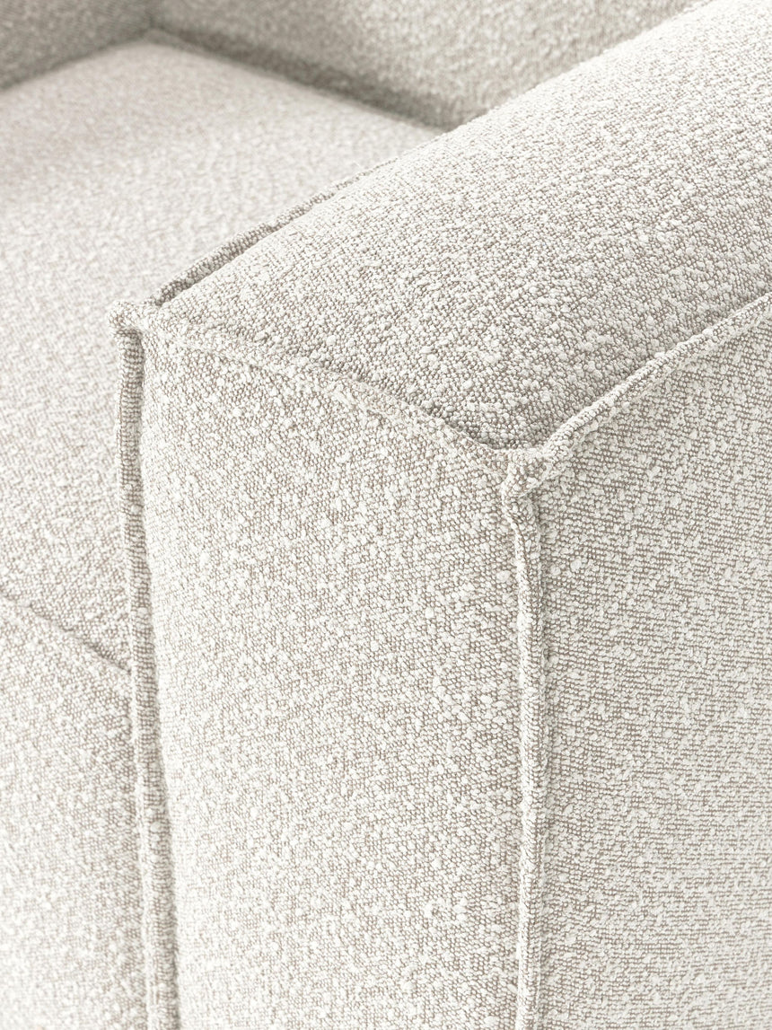 Lego Tekli Koltuk Kırık Beyaz Bukle