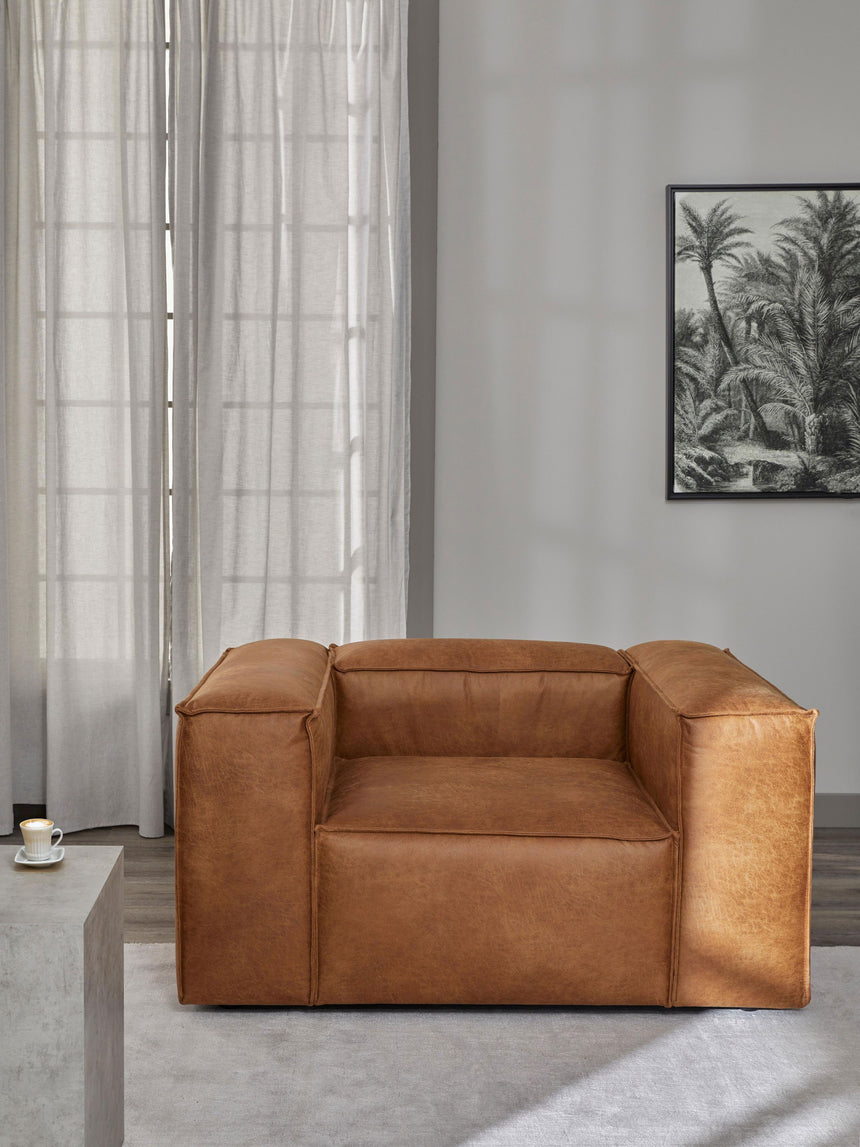 Lego Tekli Koltuk Taba Kahve