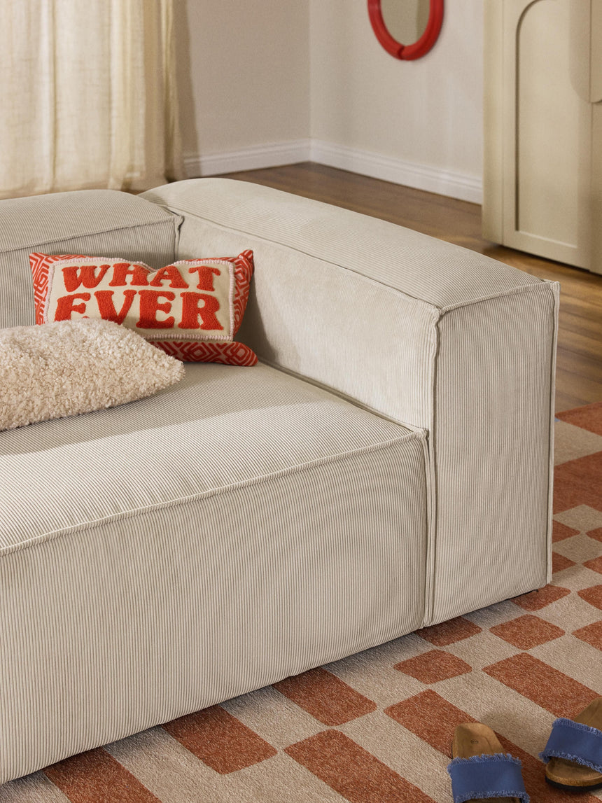 Lego Üçlü Koltuk Bej Fitilli