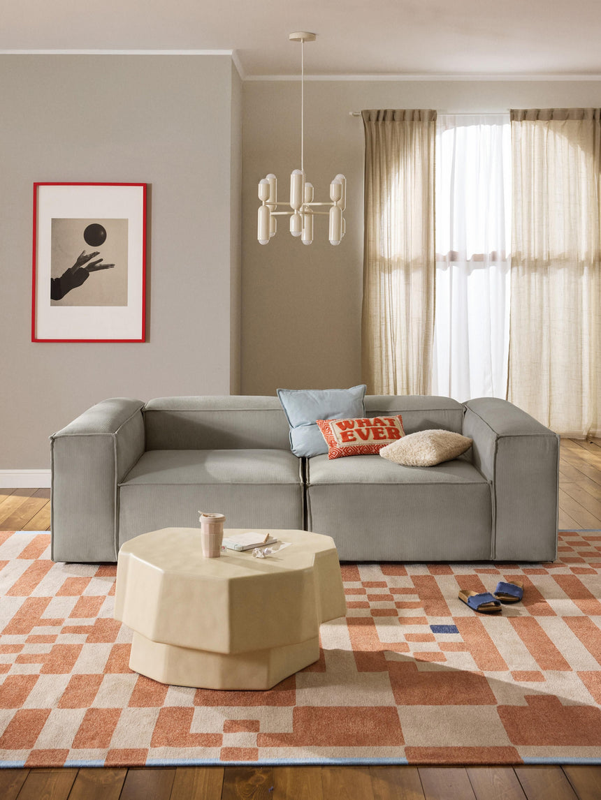 Lego Üçlü Koltuk Gri Fitilli