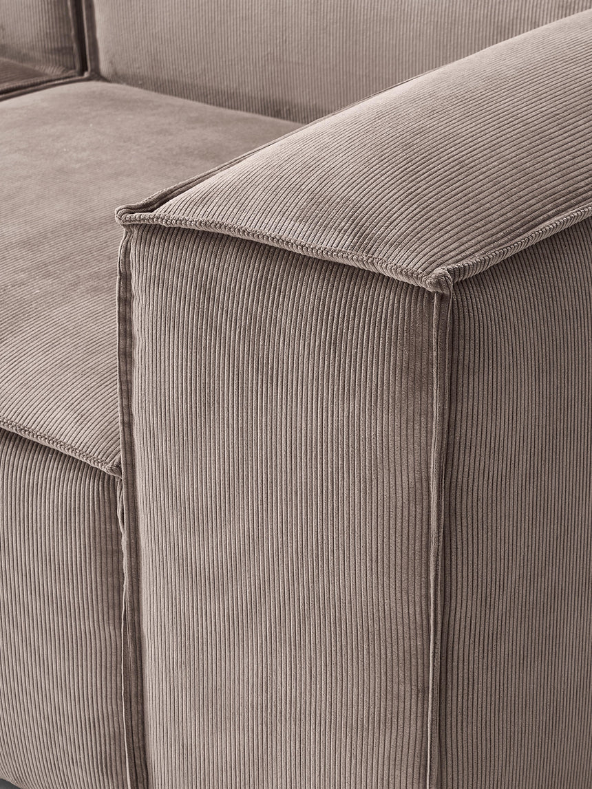 Lego Üçlü Koltuk Kahve Fitilli