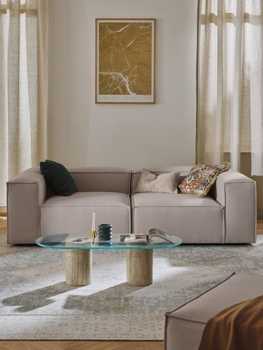 Lego Üçlü Koltuk Kapuçino