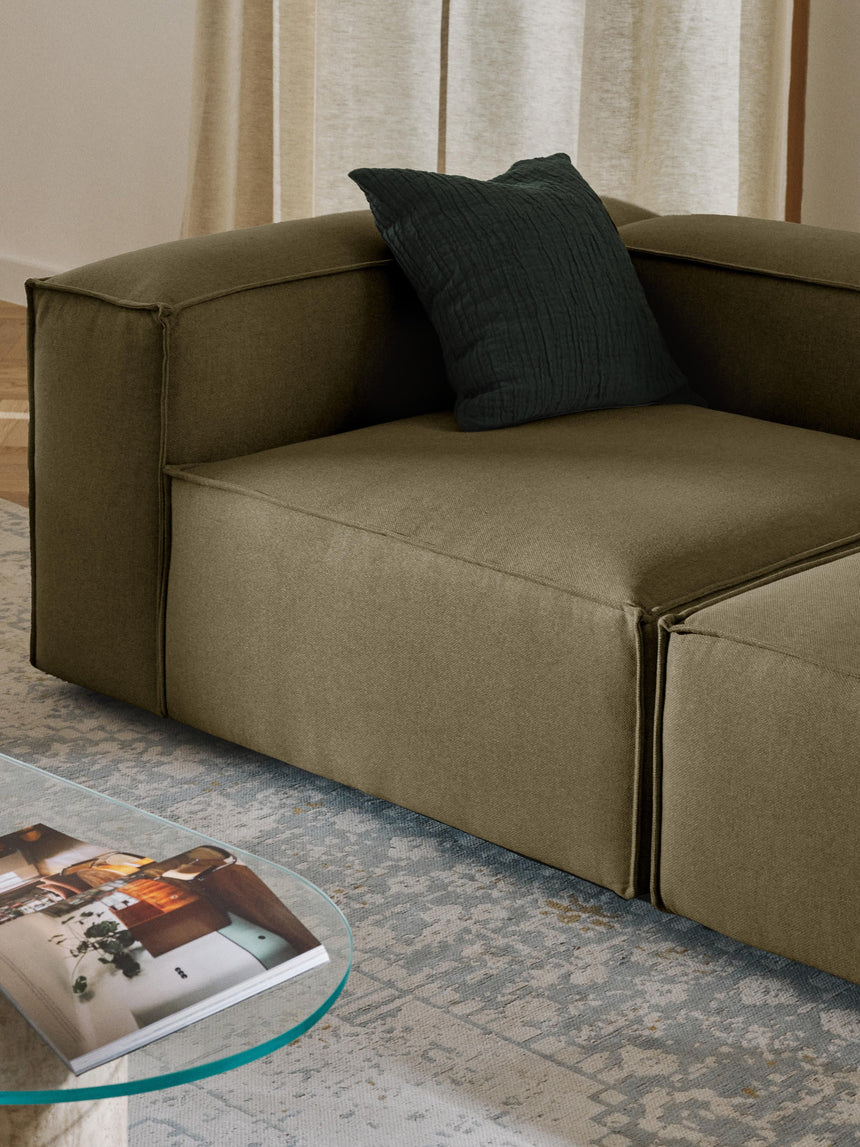 Lego Üçlü Koltuk Zeytin Yeşili