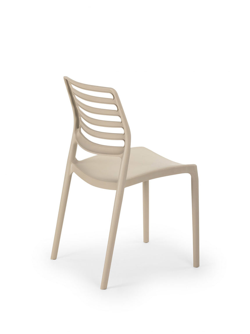 Louise Polipropilen Sandalye Bej