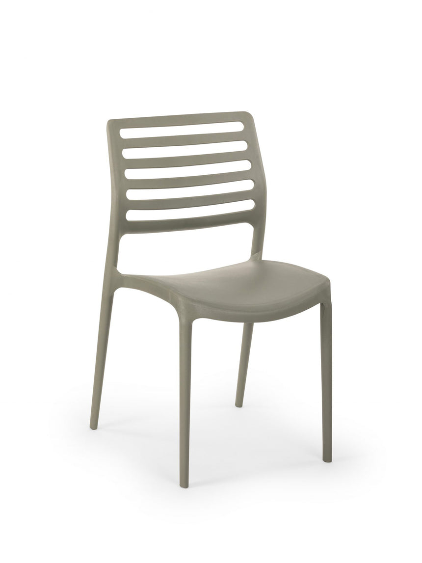 Louise Polipropilen Sandalye Çimento Grisi