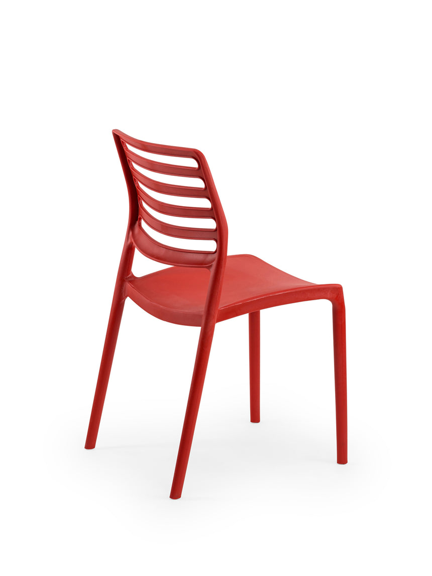 Louise Polipropilen Sandalye Kırmızı