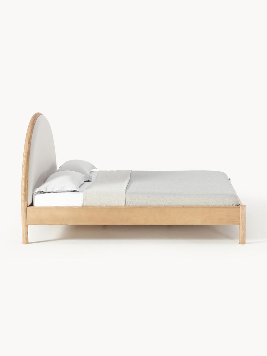 Madam Çift Kişilik Ahşap Karyola Meşe