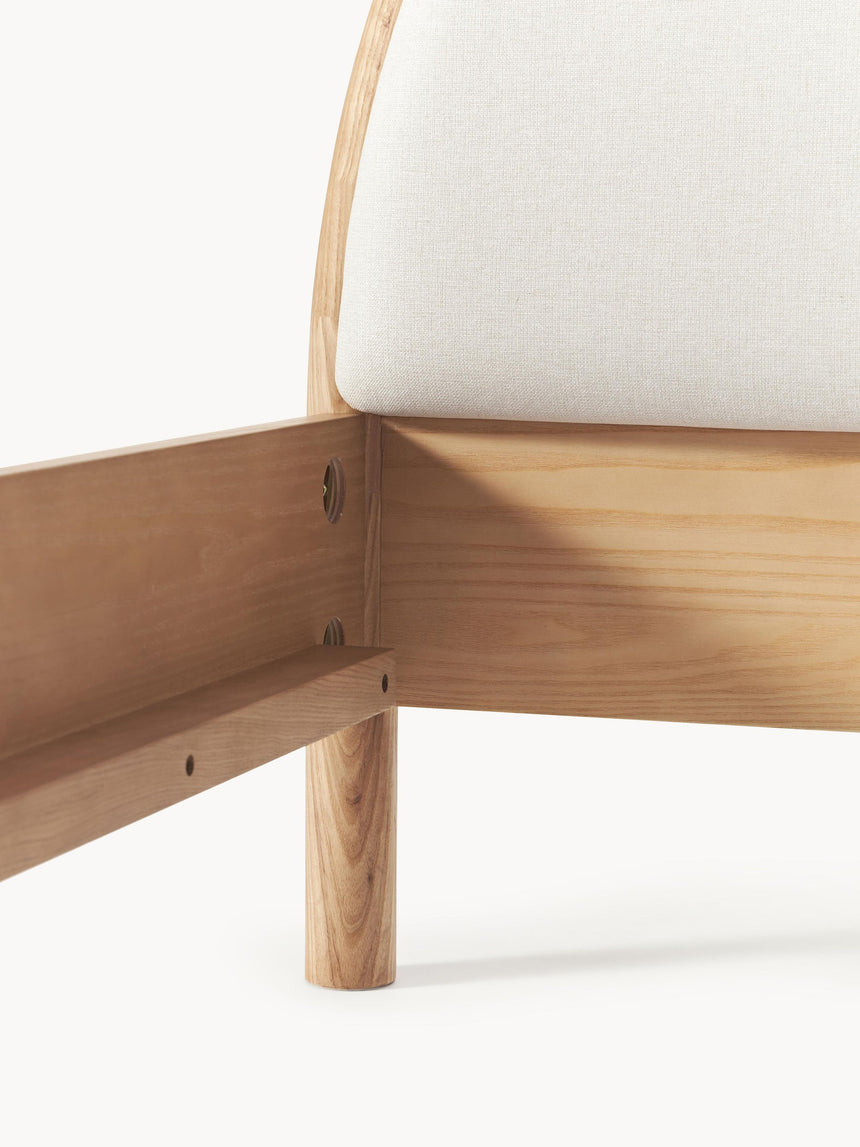 Madam Çift Kişilik Ahşap Karyola Meşe