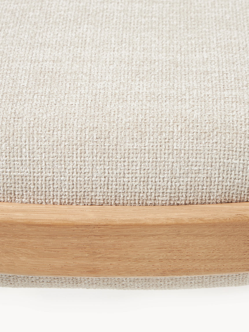 Mara Ahşap Bank Kırık Beyaz Meşe