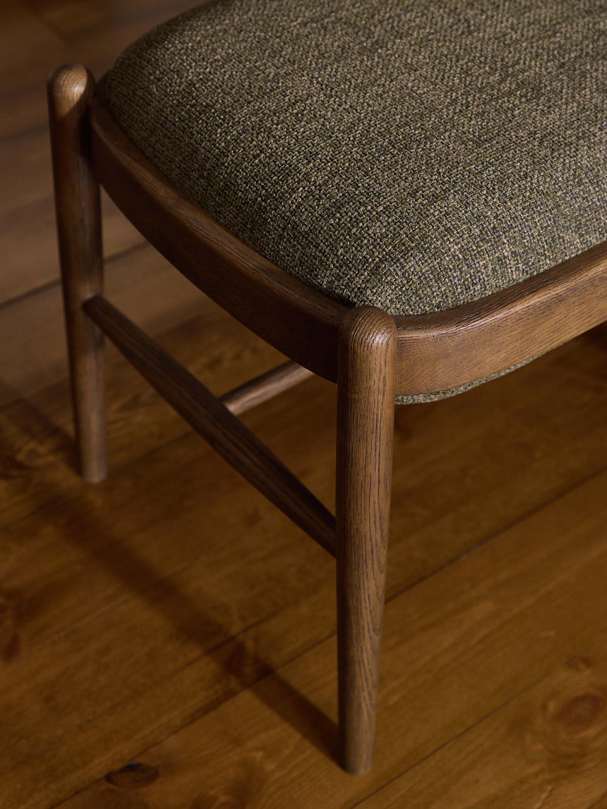 Mara Ahşap Bank Zeytin Yeşili Ceviz