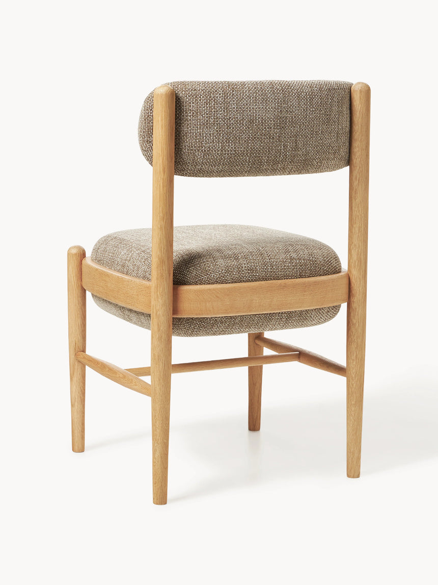 Mara Ahşap Sandalye Grej Meşe