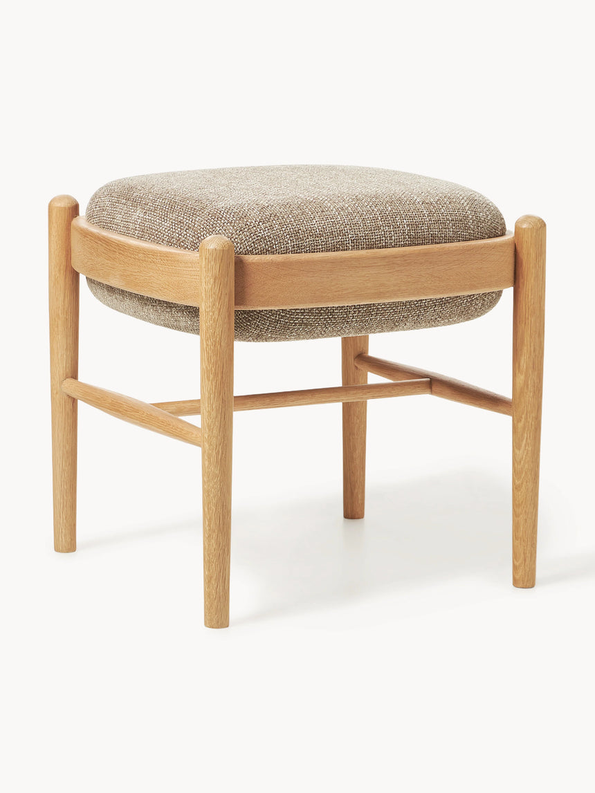 Mara Ahşap Tabure Grej Meşe