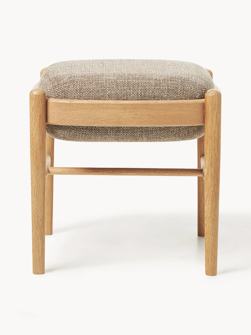 Mara Ahşap Tabure Grej Meşe