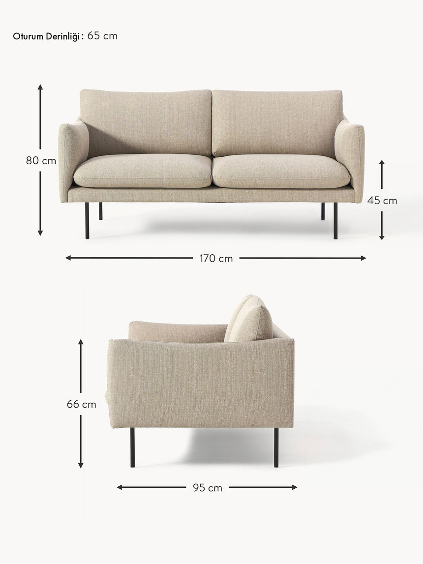 Marin İkili Koltuk Vizon