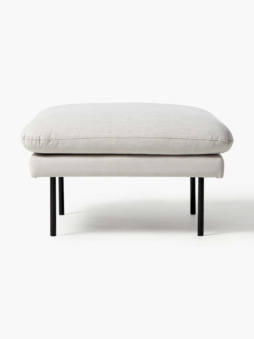 Marin Puf Kırık Beyaz