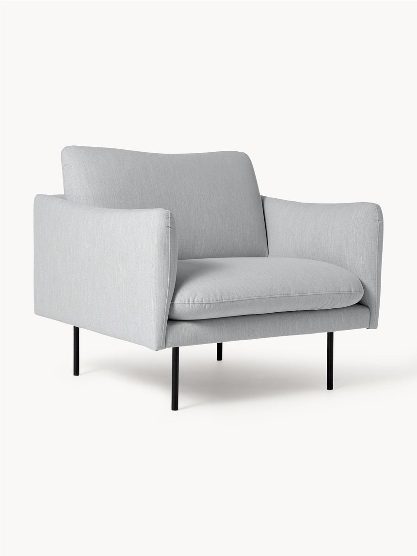 Marin Tekli Koltuk Açık Gri