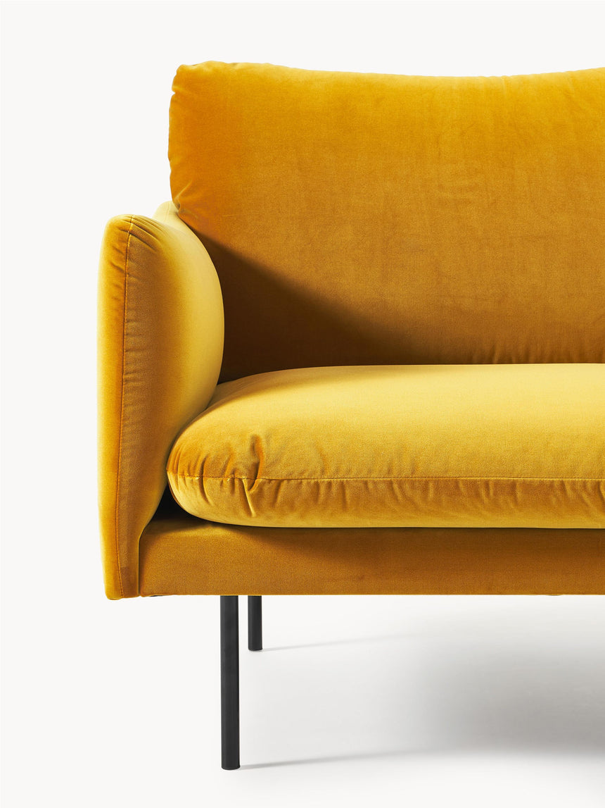 Marin Üçlü Koltuk Hardal