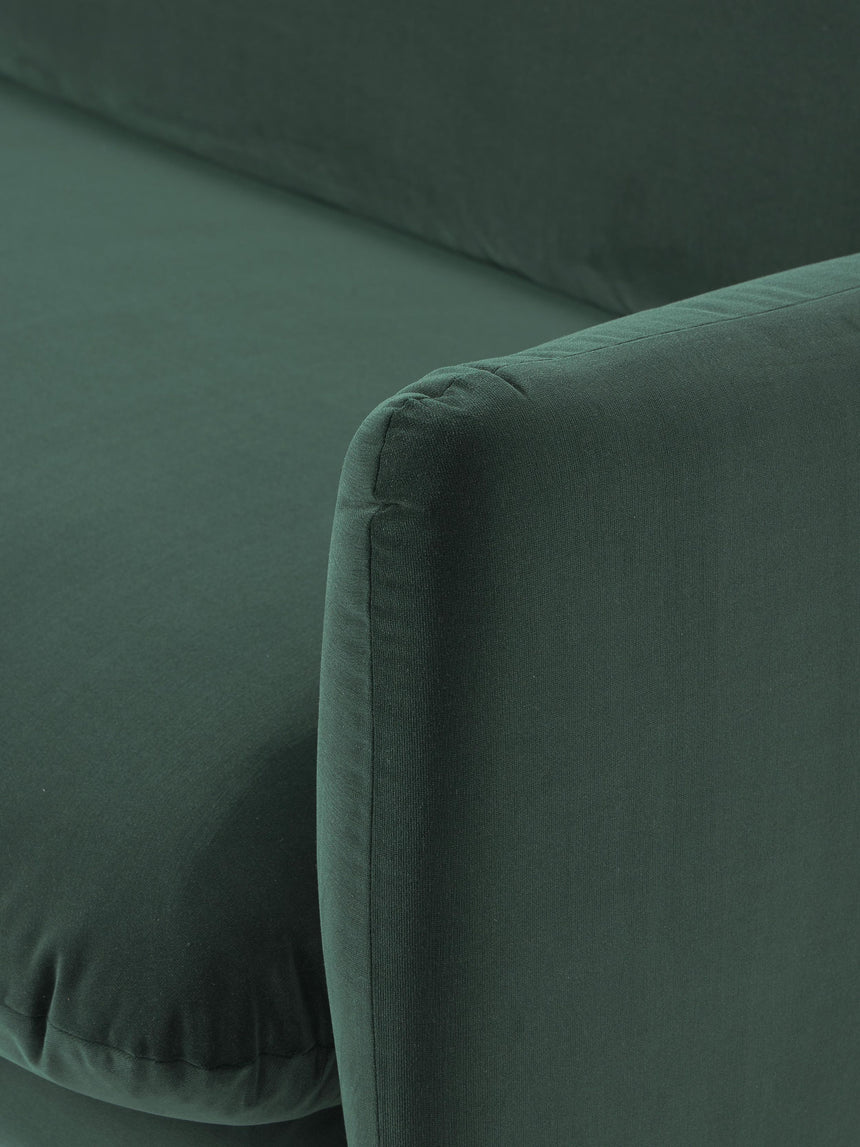 Marin Üçlü Koltuk Yeşil