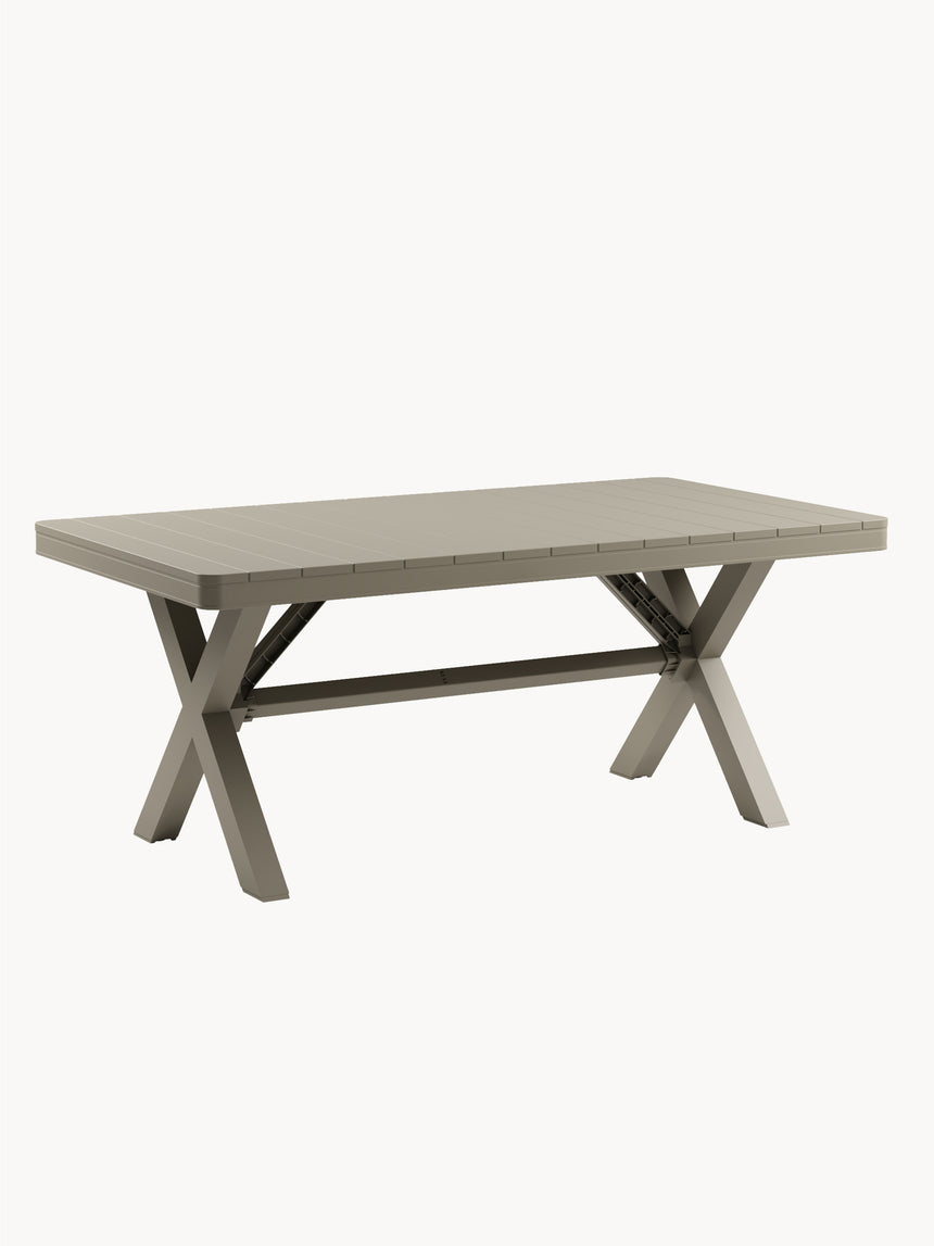 Maroon Polipropilen Yemek Masası Vizon