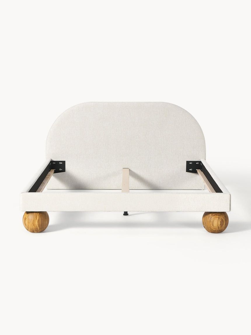 Mart Çift Kişilik Karyola Kırık Beyaz