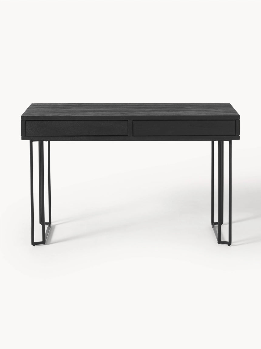 Master Çekmeceli Ahşap Çalışma Masası Siyah
