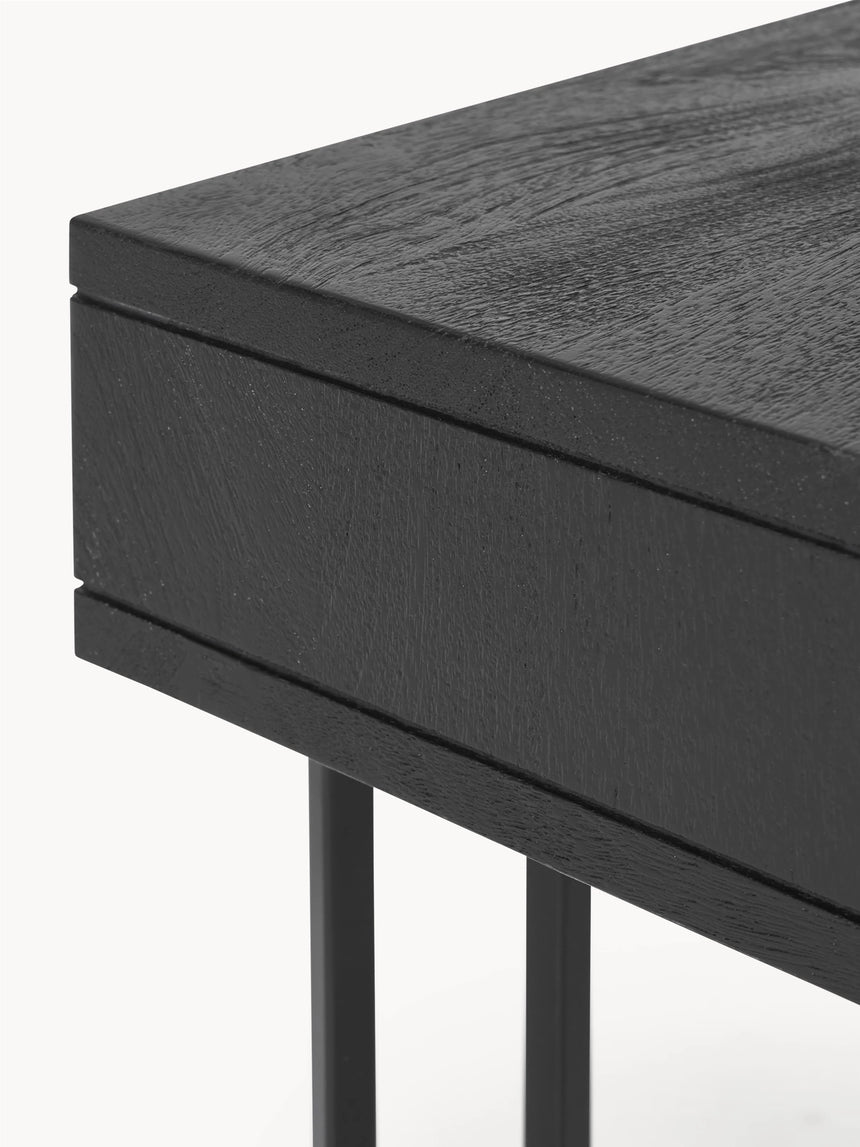 Master Çekmeceli Ahşap Çalışma Masası Siyah