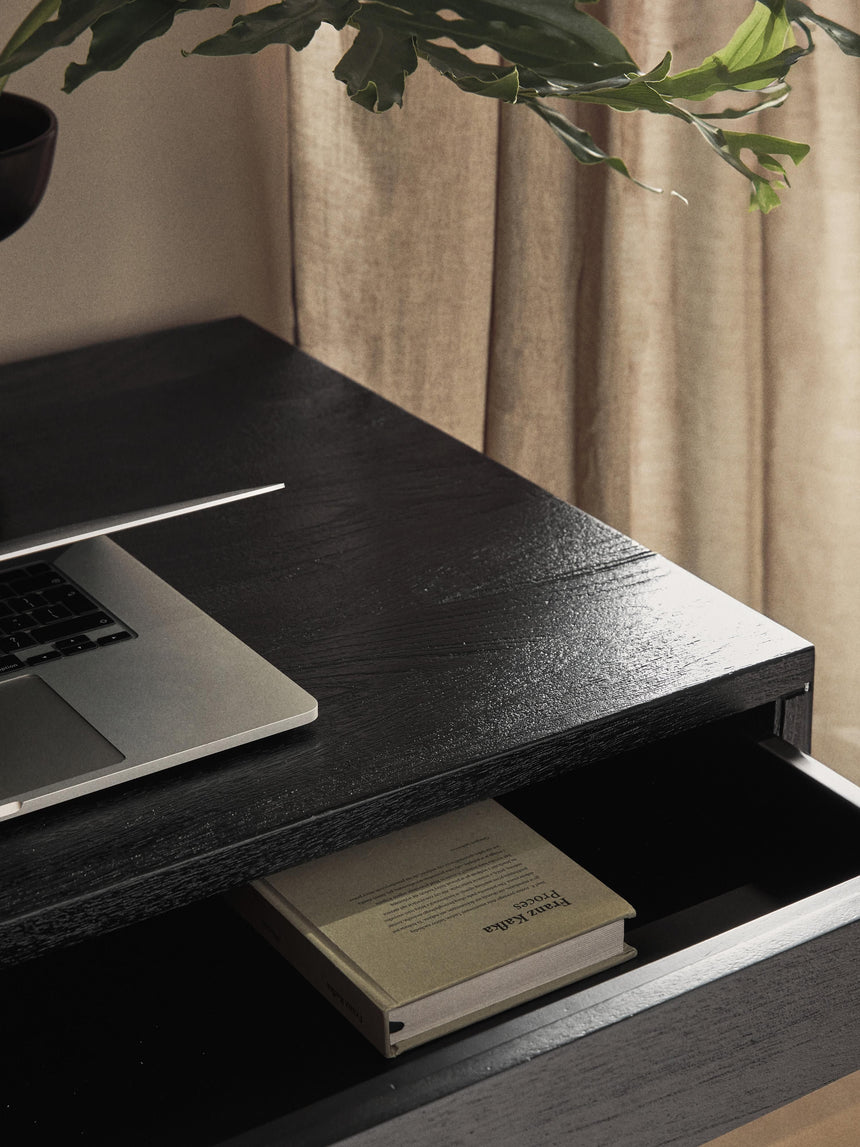 Master Çekmeceli Ahşap Çalışma Masası Siyah