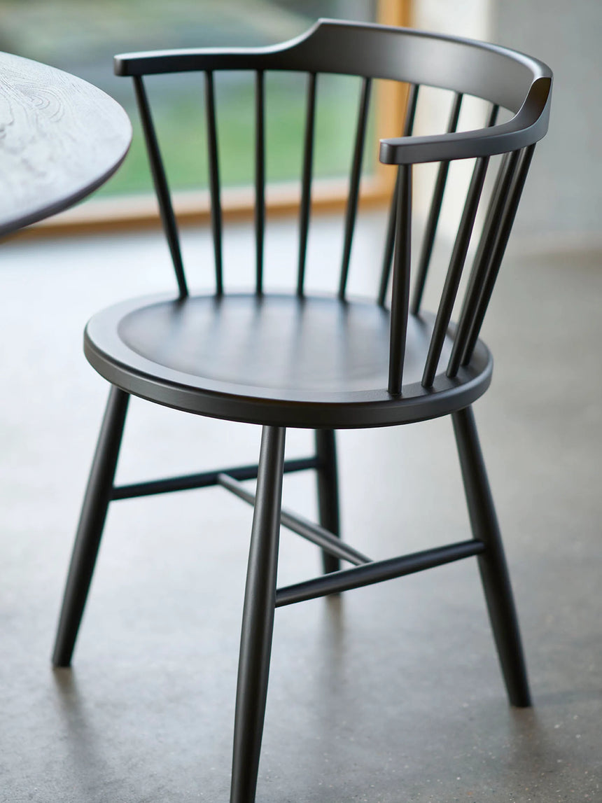 Megane Ahşap Sandalye Siyah