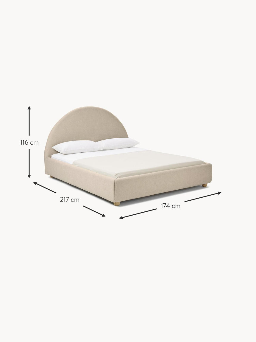 Merit Çift Kişilik Karyola Koyu Bej