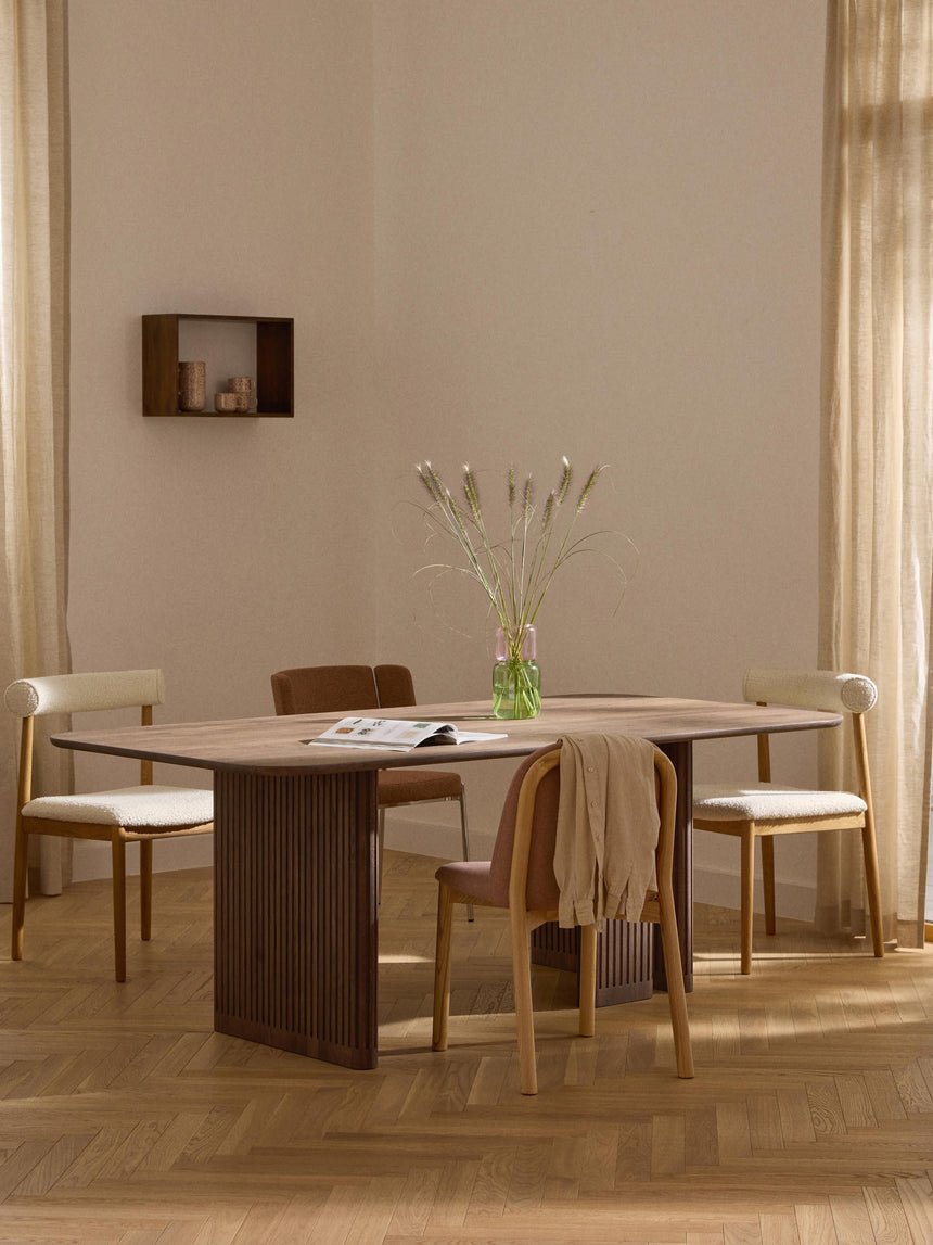 Meta Ahşap Yemek Masası Ceviz