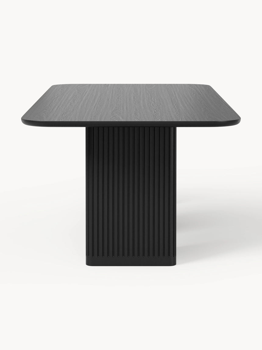 Meta Ahşap Yemek Masası Siyah