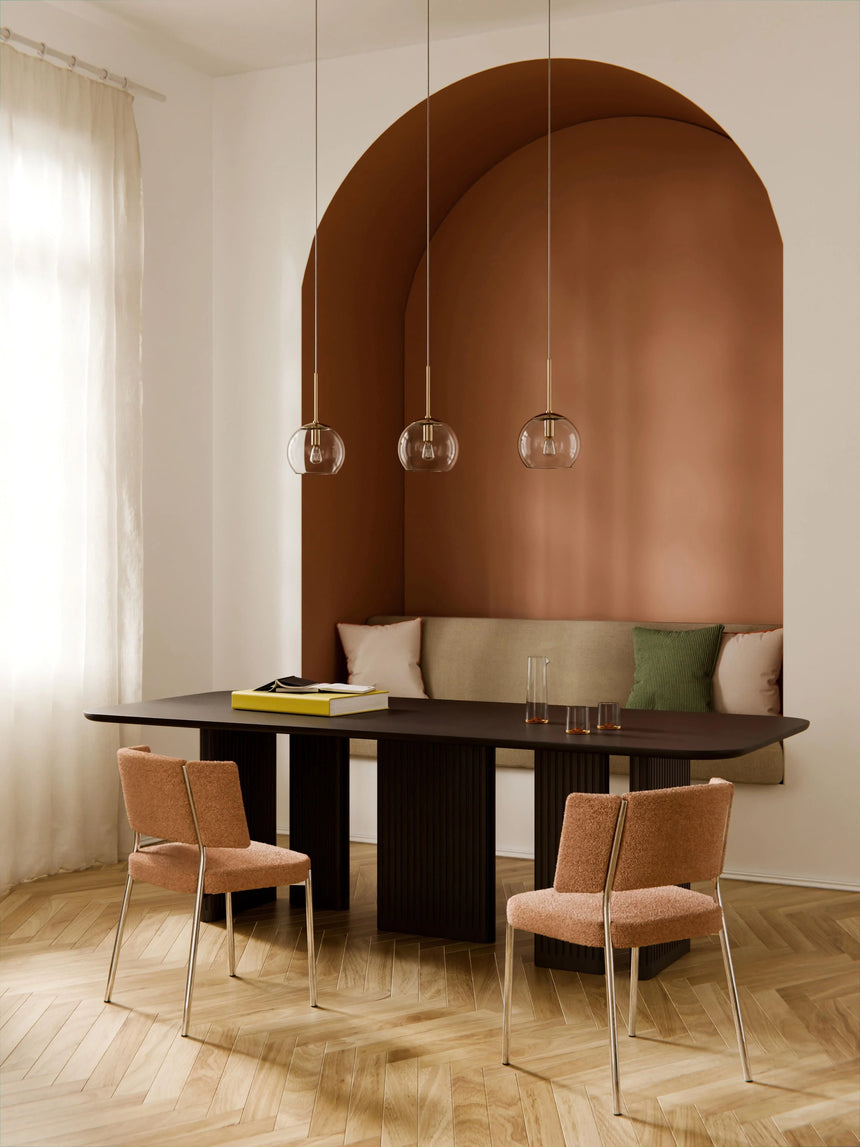 Meta Ahşap Yemek Masası Siyah