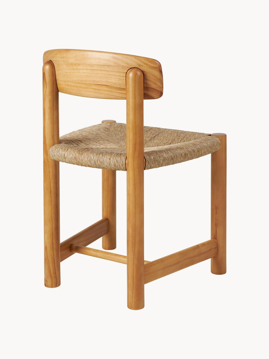 Miller Hasır İşlemeli Ahşap Sandalye Natürel