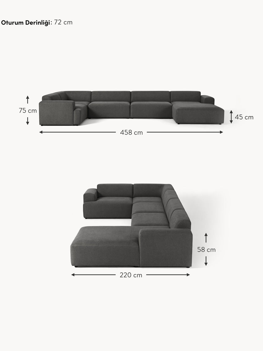 Mira Big Köşe Koltuk Antrasit