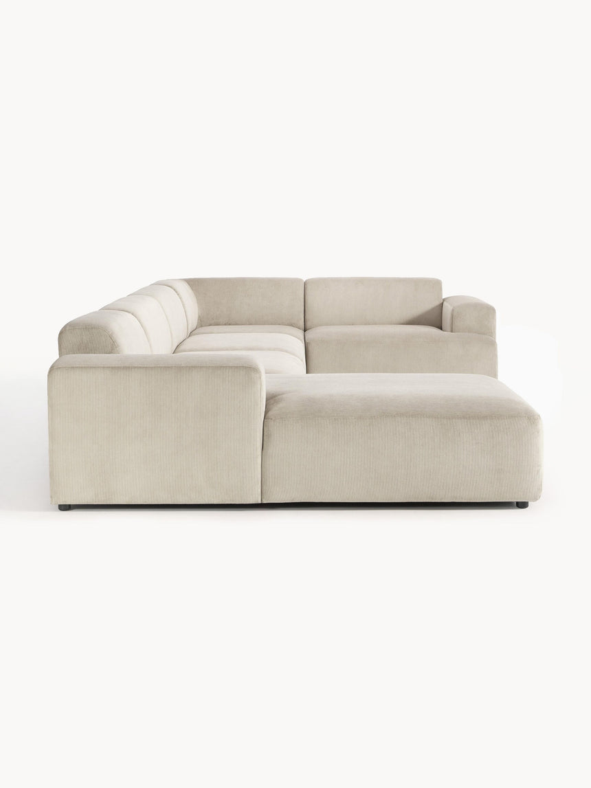 Mira Big Köşe Koltuk Bej Fitilli