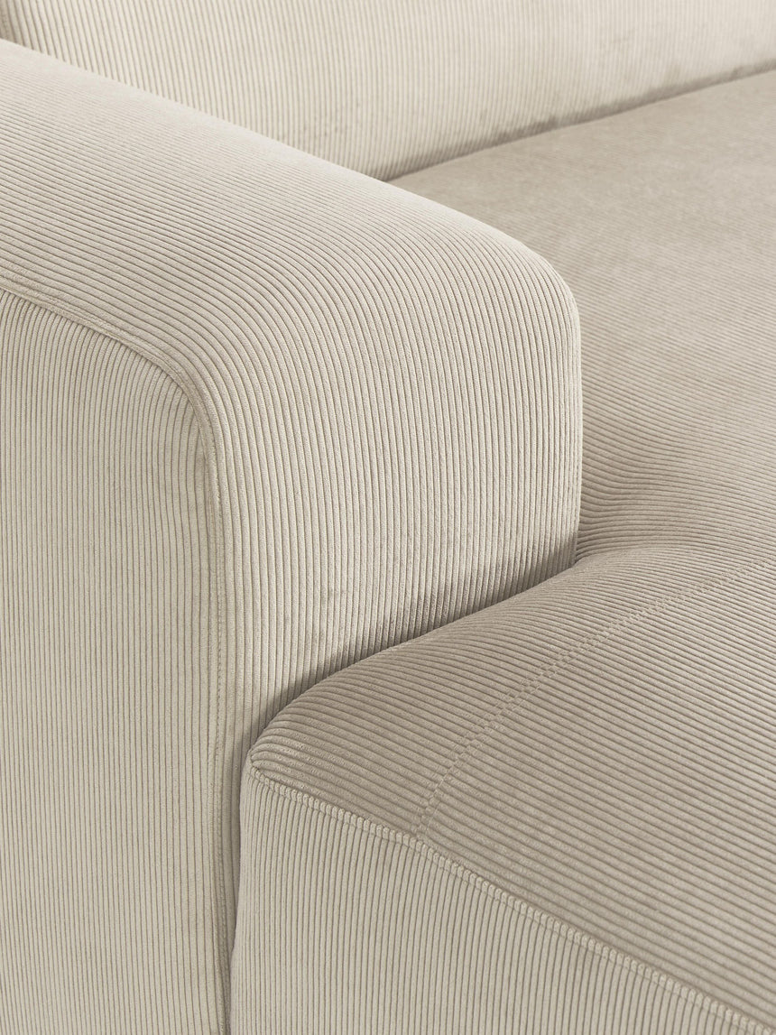 Mira Big Köşe Koltuk Bej Fitilli