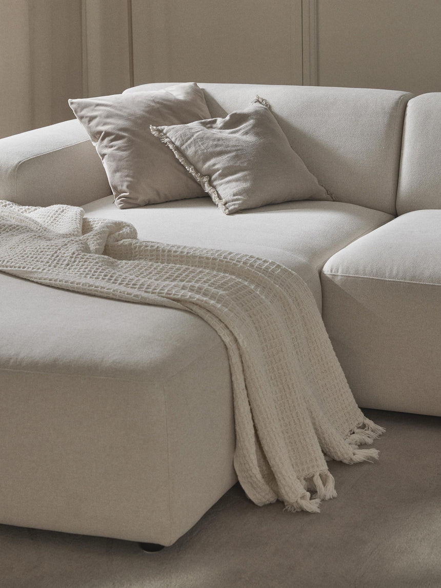 Mira Big Köşe Koltuk Kırık Beyaz