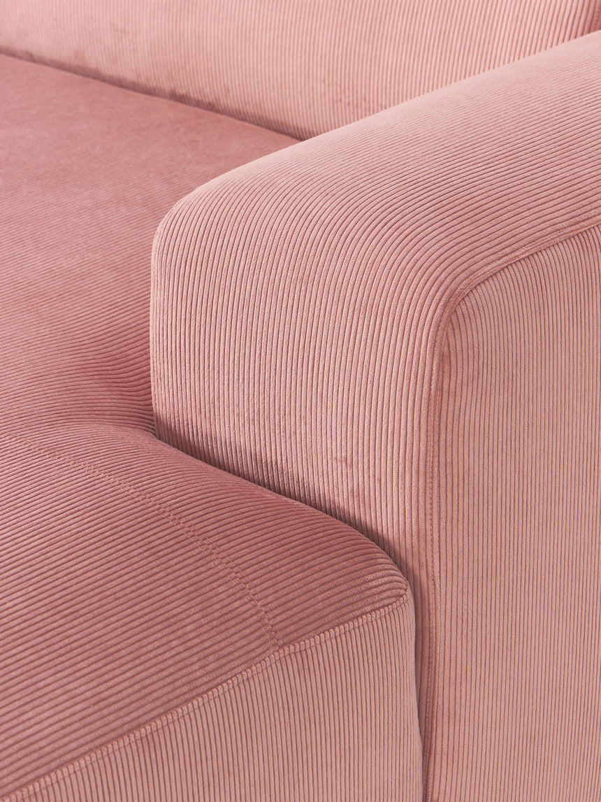 Mira Big Köşe Koltuk Pembe Fitilli